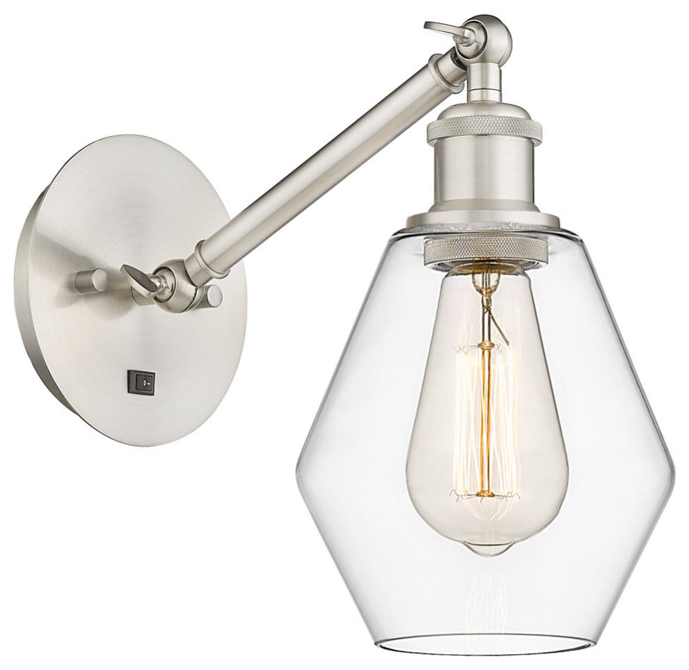 Innovations 317-1W-SN-G652-6-LED 1-Light Sconce, Brushed Satin Nickel