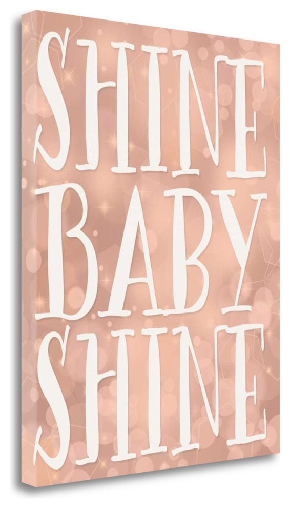"Shine Baby Shine" By Tara Moss, Giclee Print on Gallery Wrap Canvas