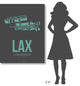 "LAX Los Angeles Poster 2" Fine Art Print