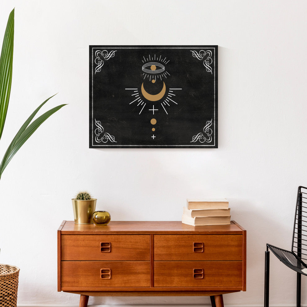 Eye Moon Boarder 8 16"x20" Canvas Wall Art