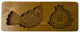 Vintage Wood Flower Fish Pattern Cake Soap Maker Mold Board Hws2442