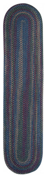 Colonial Mills Rug Worley Runner Navy Runner, Oval