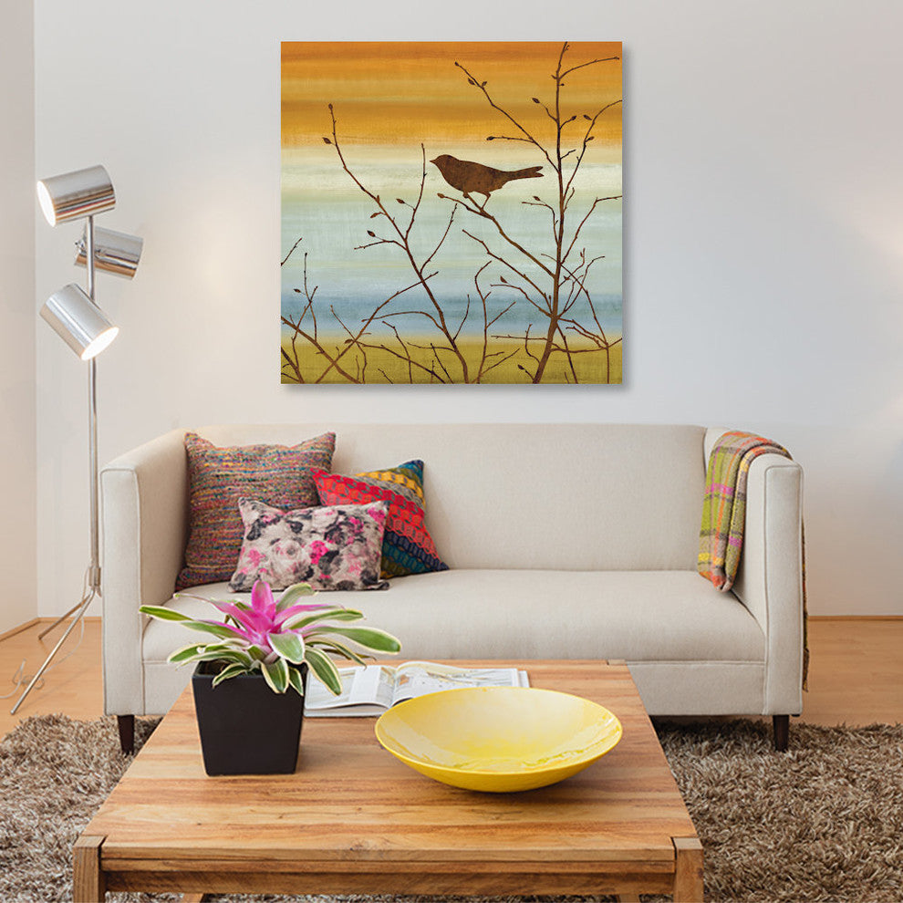 "Morning Song II" by Chris Donovan, Canvas Print, 37"x37"