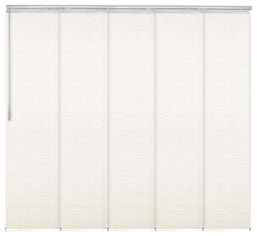 Malia 5-Panel Track Extendable Vertical Blinds 58-110"W