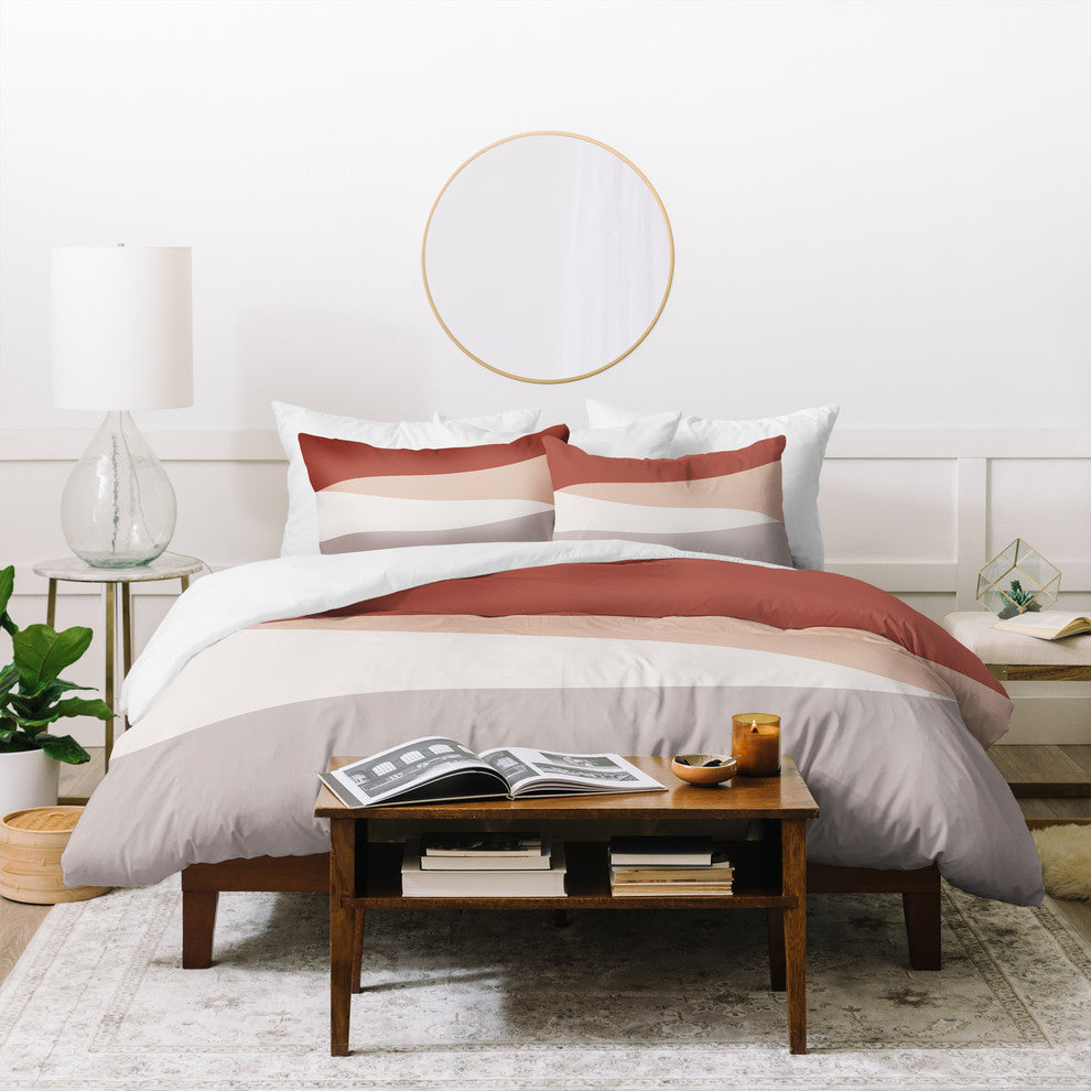 Kelly Haines Desert Waves Duvet Cover Set, Queen
