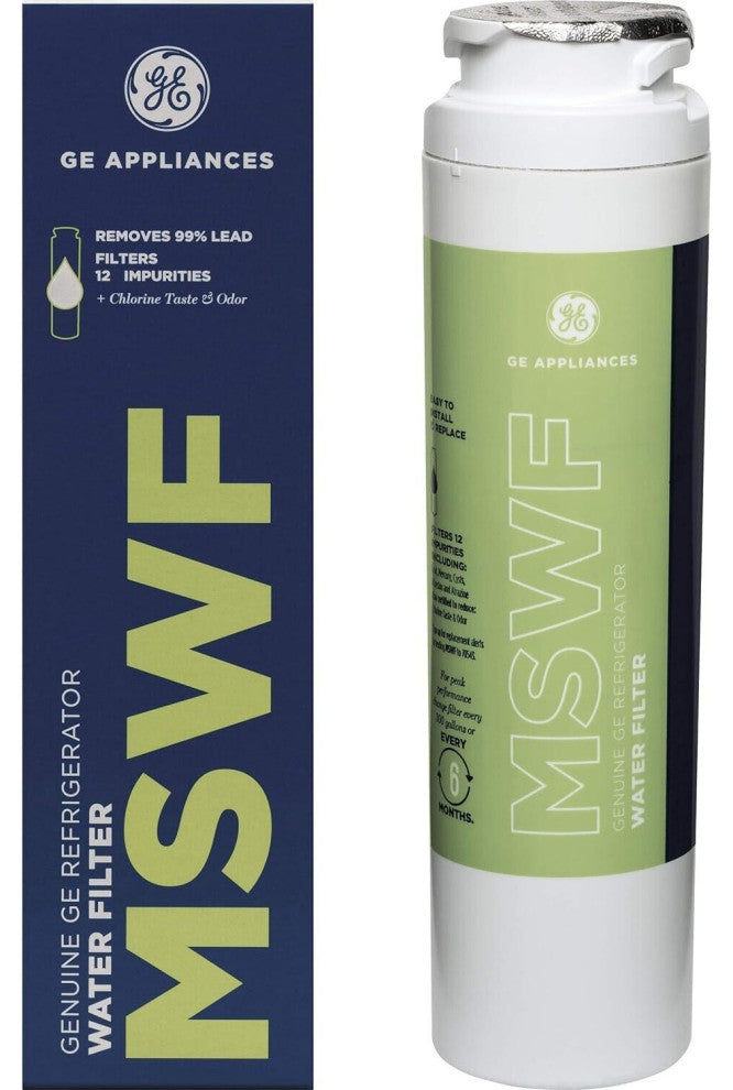 3 PACK GE MSWF SmartWater Refrigerator Replacement Water Filter