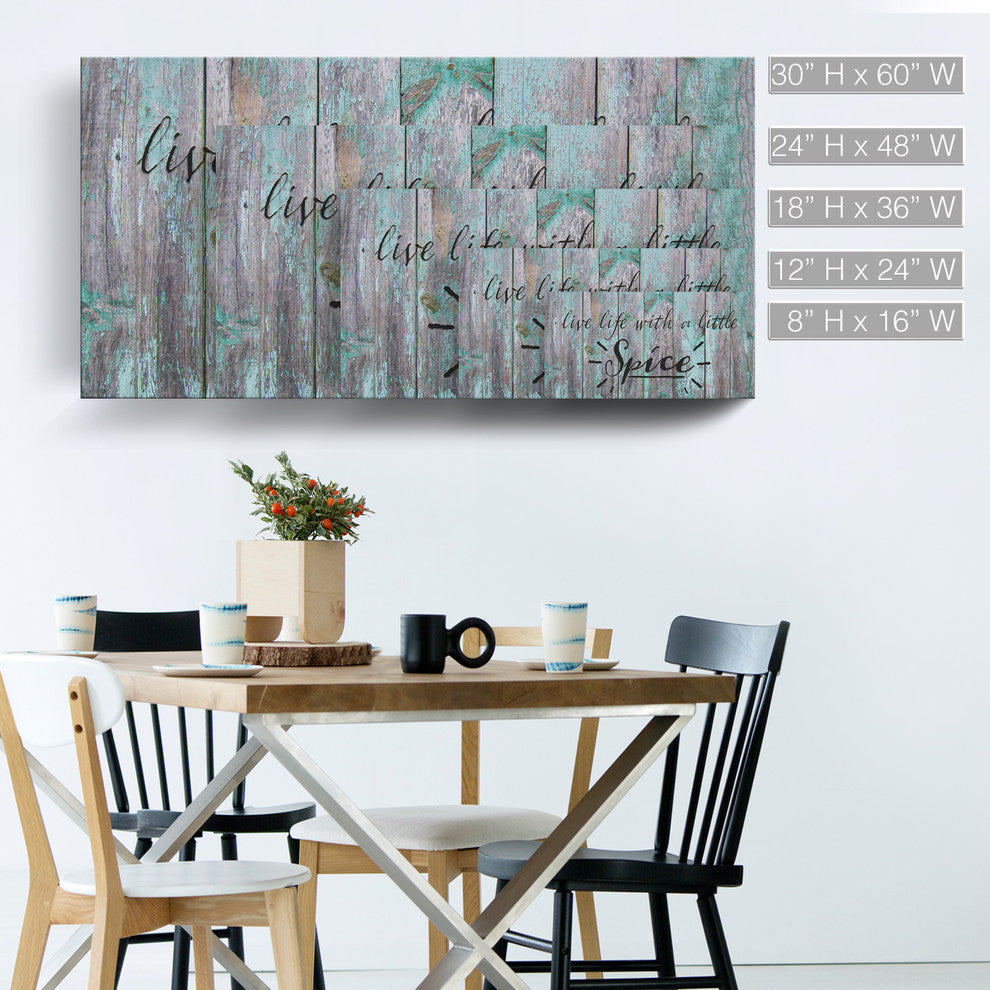 Spice Wrapped Canvas Kitchen Wall Art
