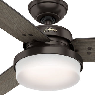 Hunter Fan Company Sentinel Premier Bronze Ceiling Fan With Light/Remote, 52"
