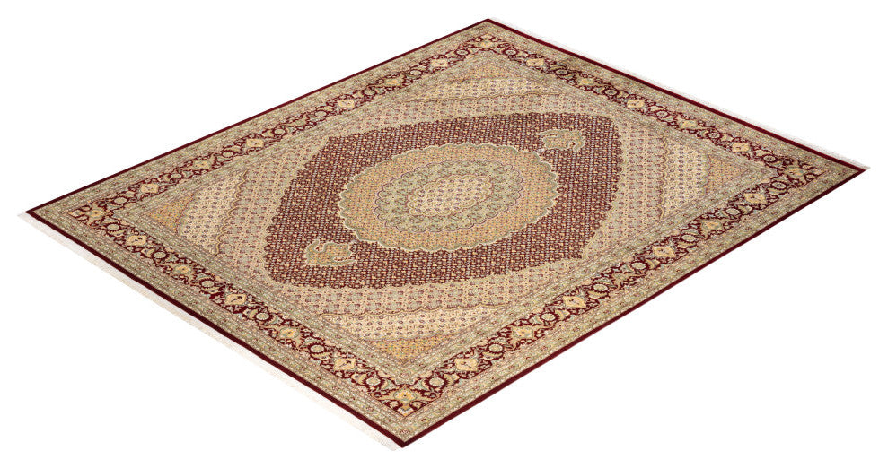 Mogul, One-of-a-Kind Hand-Knotted Area Rug Red, 8'0"x9'10"