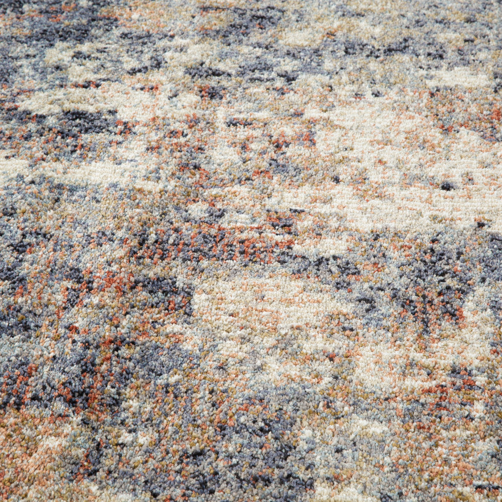 Jordan Cary Area Rug, Blue, 5'3" x 7'6", Abstract