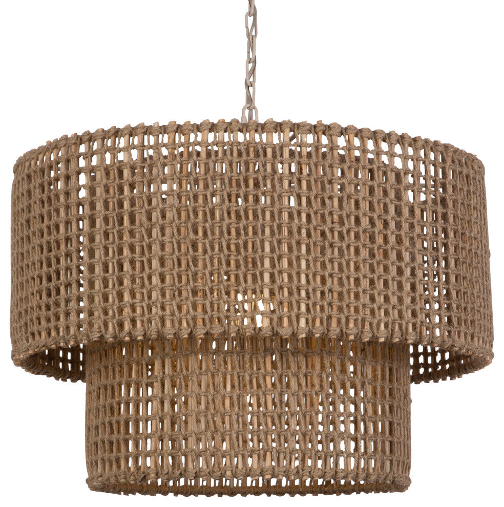 Biswas Woven Jute 1 Light Pendant
