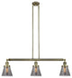 Innovations Lighting 213-Ab-S-G63-Led 3 Light Dimmable Led Island Light