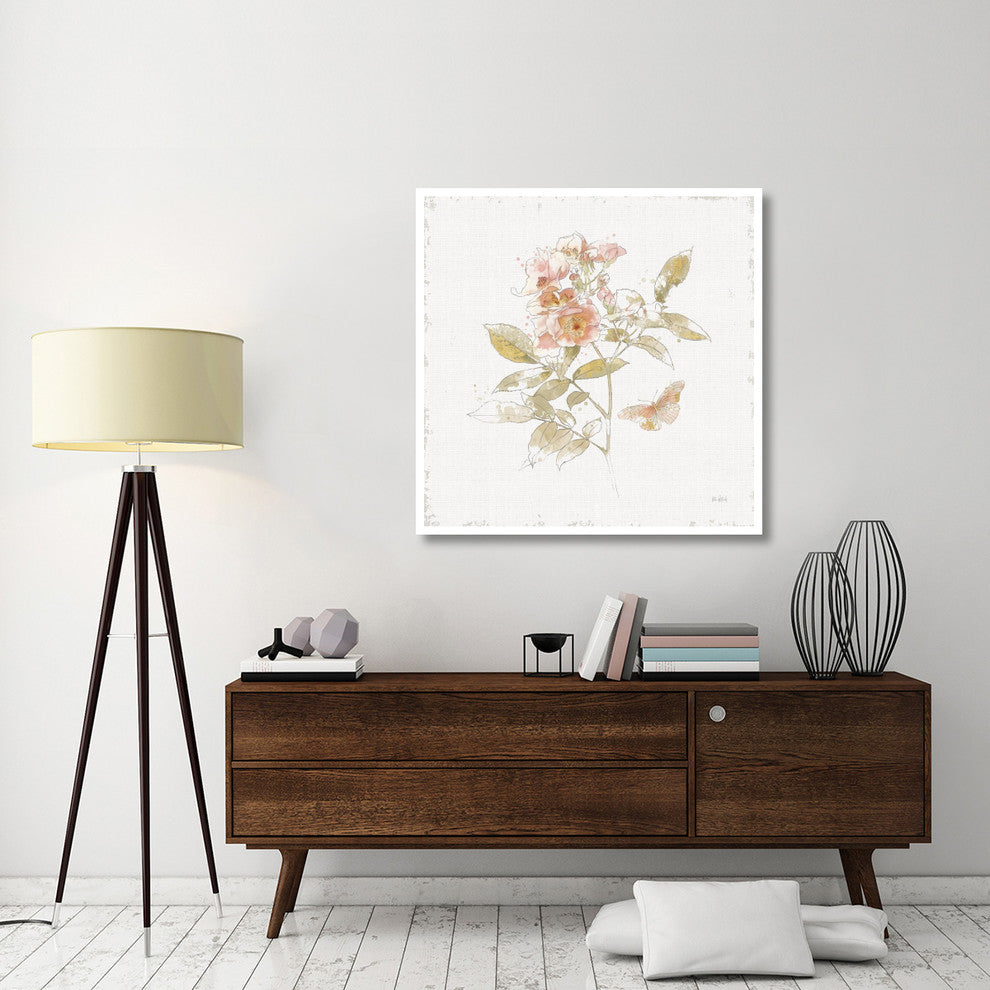 "Watery Blooms VI" Digital Paper Print by Katie Pertiet, 42"x42"