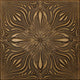 20"x20" R9 Styrofoam Ceiling Tile, Antique Gold
