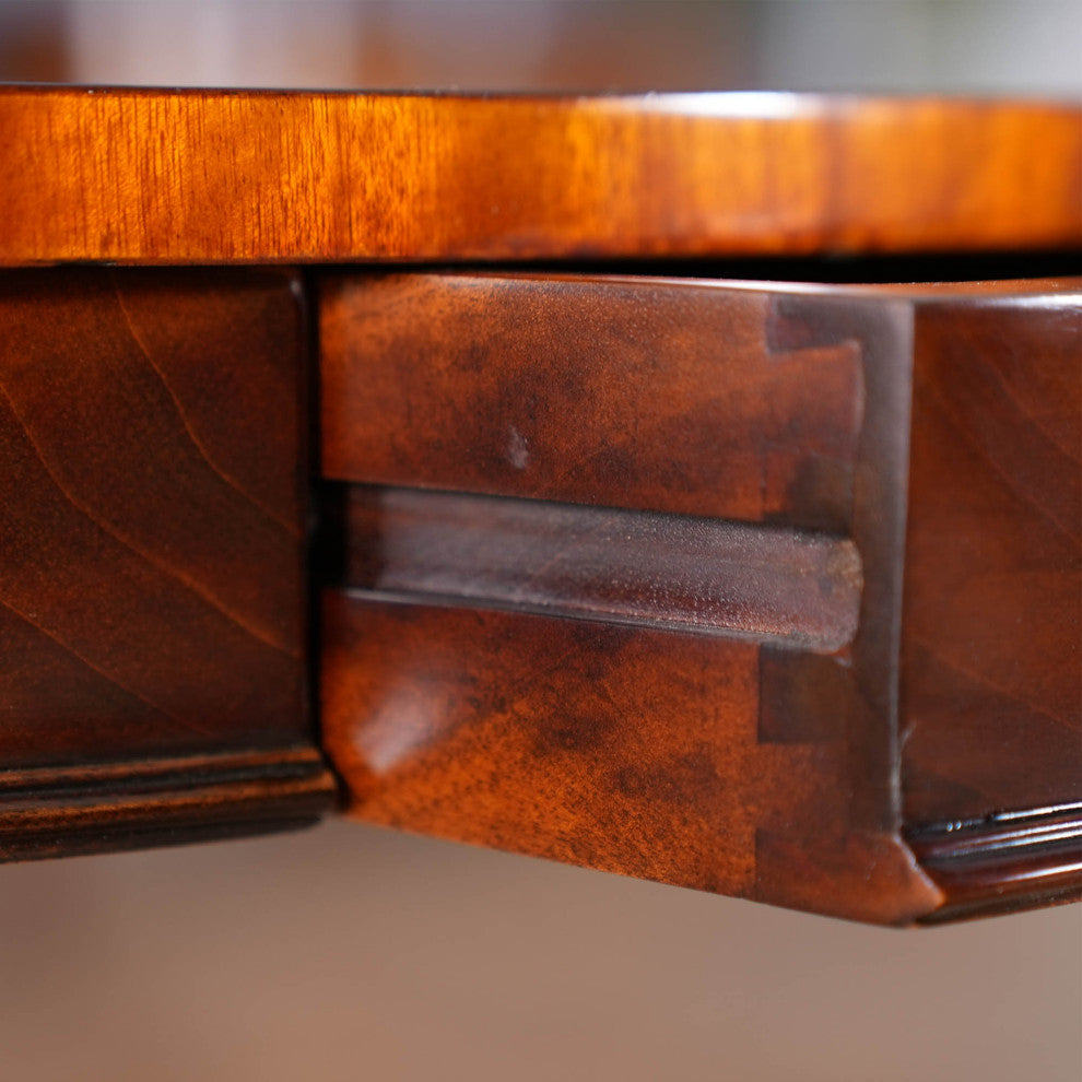 Drum Table With Drawer