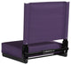 Grandstand Comfort Seats by Flash with Ultra-Padded Seat, Dark Purple