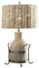 Dary Farm Table Lamp, Off-White