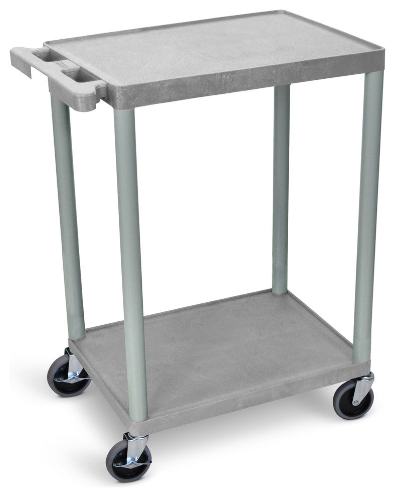 Luxor 3-Shelf Black Cart