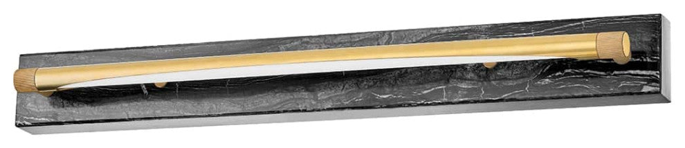 Hayden Medium 1-Light Wall Sconce Aged Brass