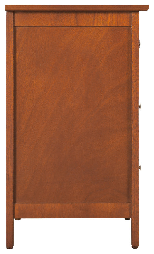 Drake 3-Drawer Nightstand, Oak