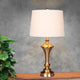 Urn Metal Table Lamps, Plated Antique Gold, 30"