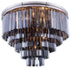 Elegant Lighting Sydney 32" 17 Light Royal Crystal Flush Mount