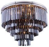 Elegant Lighting Sydney 32" 17 Light Royal Crystal Flush Mount