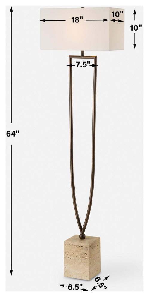 Uttermost Fork, The Road Floor Lamp