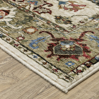 Oriental Weavers Hastings HA03W Floral Rug, Ivory, 5'3"x7'6"