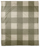 Green Buffalo Check 50x60 Coral Fleece Blanket