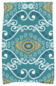 Illuminate Geometric Print Kitchen Towel, Blue