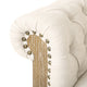 Chesterfield Tufted Club Chairs, Nailhead Trim, Set of 2, Beige/Dark Brown