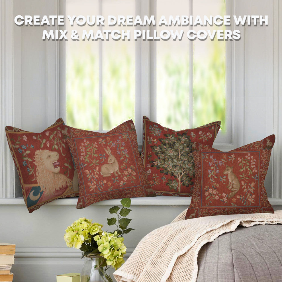 Le Lion Medieval  European Cushion Cover