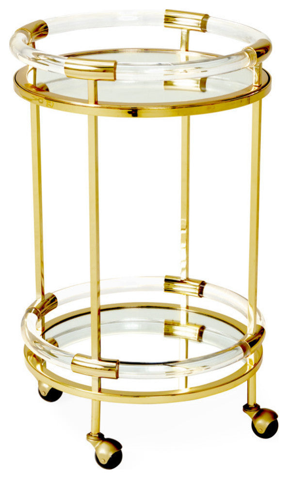 Jacques Round Bar Cart
