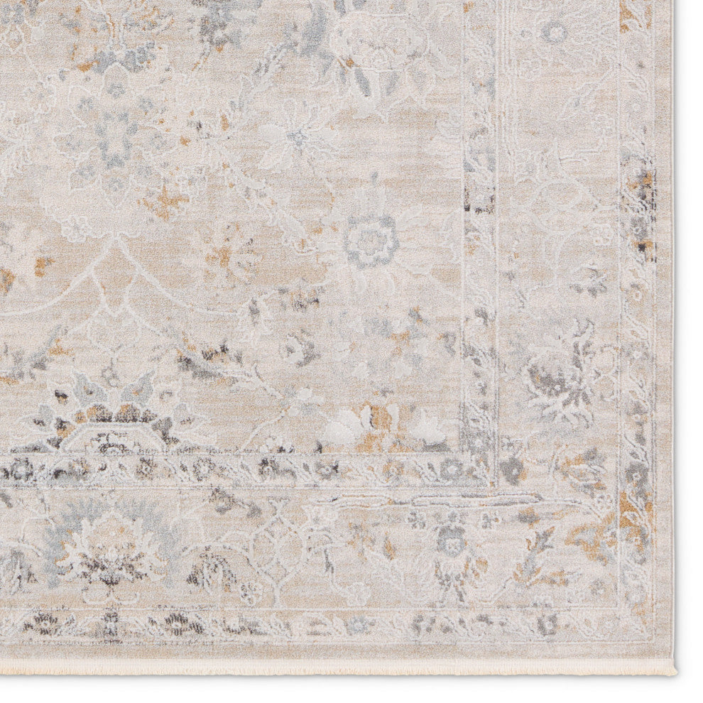 Jaipur Living Trifine Floral Gray/Cream Area Rug 9'2"X11'9"