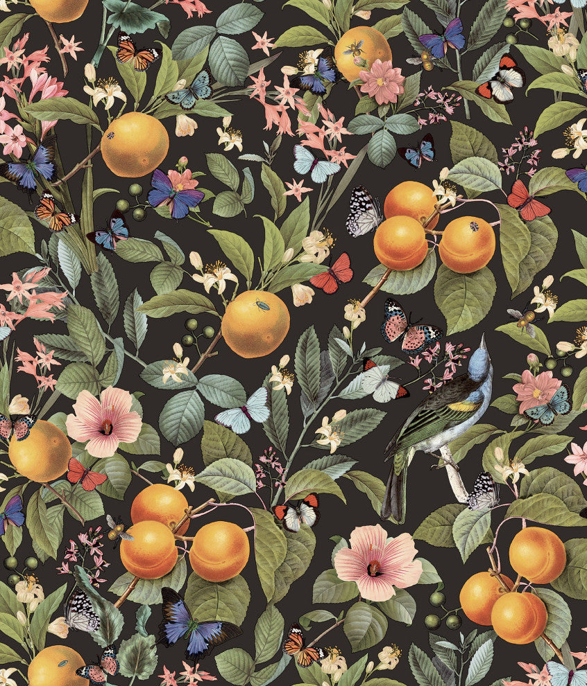 Citrus Peel and Stick Wallpaper