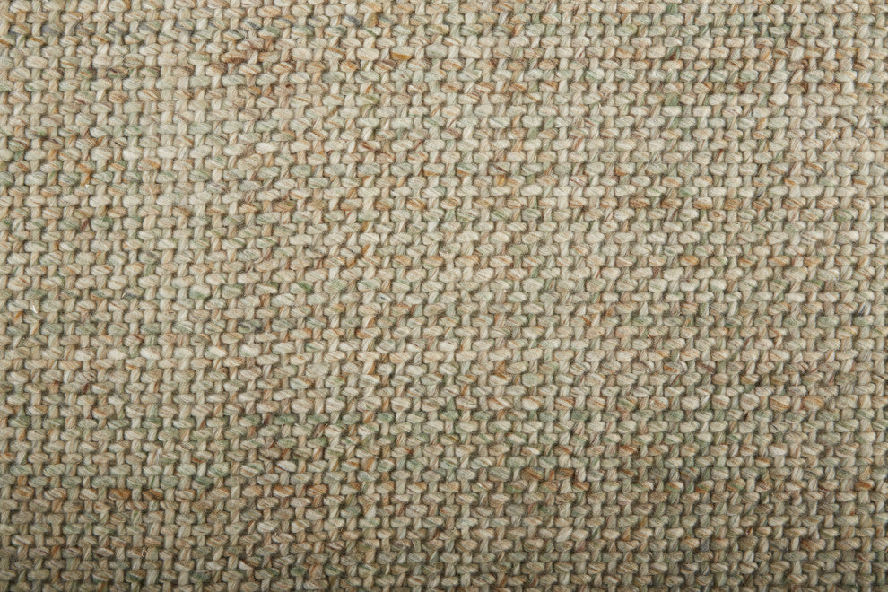Weave & Wander Siona Space Dyed Flatweave Rug, Green, 9' X 12'