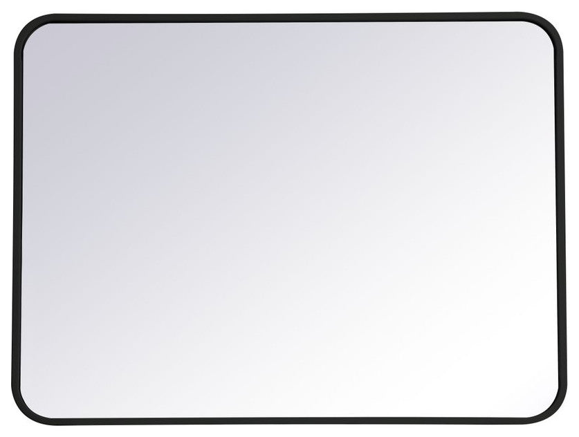Elegant Decor Evermore Vanity Mirror Black