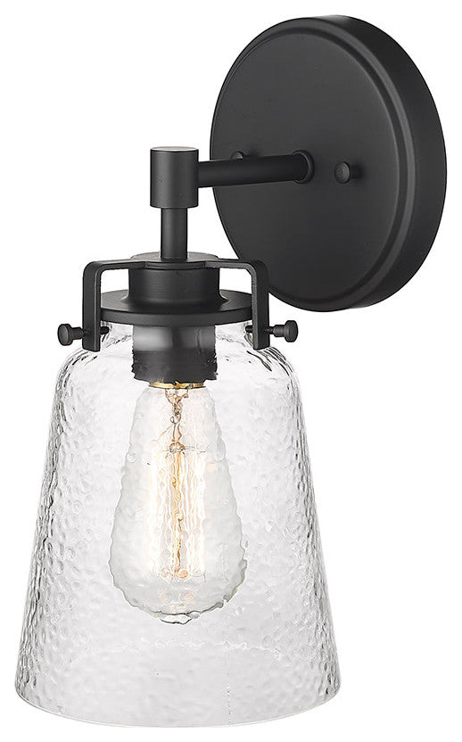 Millennium Lighting 4411 Amberose 12" Tall Bathroom Sconce - Matte Black