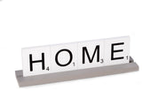 Home Scrabble Letter Tile Wooden Sign