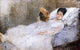 Berthe Morisot Portrait of Madame Hubbard, 18"x27" Wall Decal