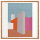 Lyman Creative Co Mexico City Casa Luis Barragan travel poster Framed Wall Art
