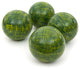 4" Green Porcelain Ball Set