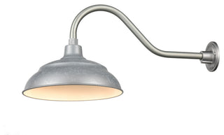 R Series Collection 1 Light 14" Painted Galvanized RLM Warehouse Shade