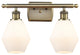 Innovations 516-2W-AB-G651-6 2-Light Bath Vanity Light, Antique Brass