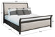 Cindi 3-PieceSleigh King Bedroom Set, Gray
