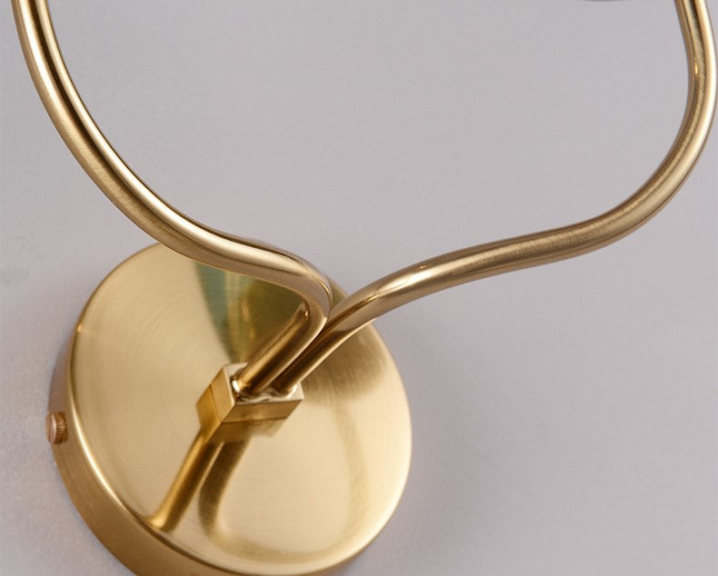 Modern Wall Lamp in European Style for Living Room, Bedroom, Cognac