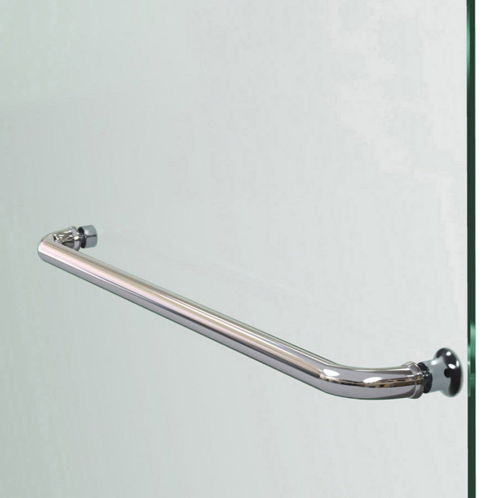 DreamLine Aqua Ultra 45"Wx72"H Frameless Hinged Shower Door, Chrome