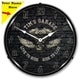 AG20111168 Add Your Name Motorcycle Garage Clock