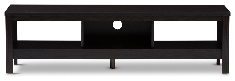 Callie Moderm, Contemporary Wenge Brown TV Stand